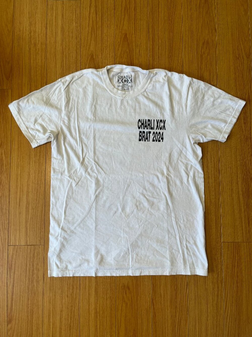 Charli XCX Brat 2024 Tour T-shirt Large